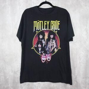 Motley Crue Theatre of‎ Pain T Shirt Black Short Sleeve Rock See Measurements